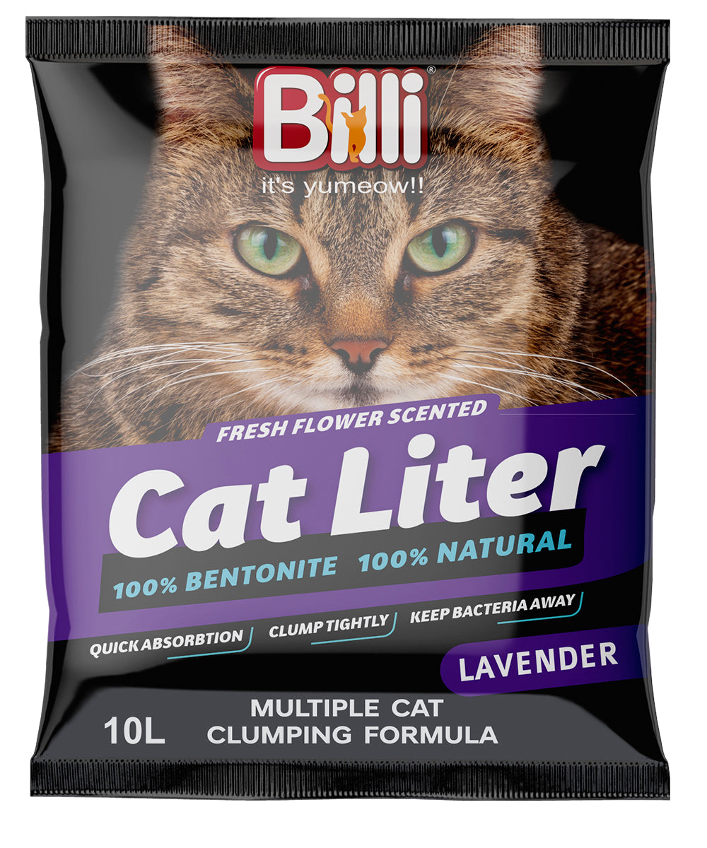CAT LITTER-BALL+LAVENDER SCENT (8KG)