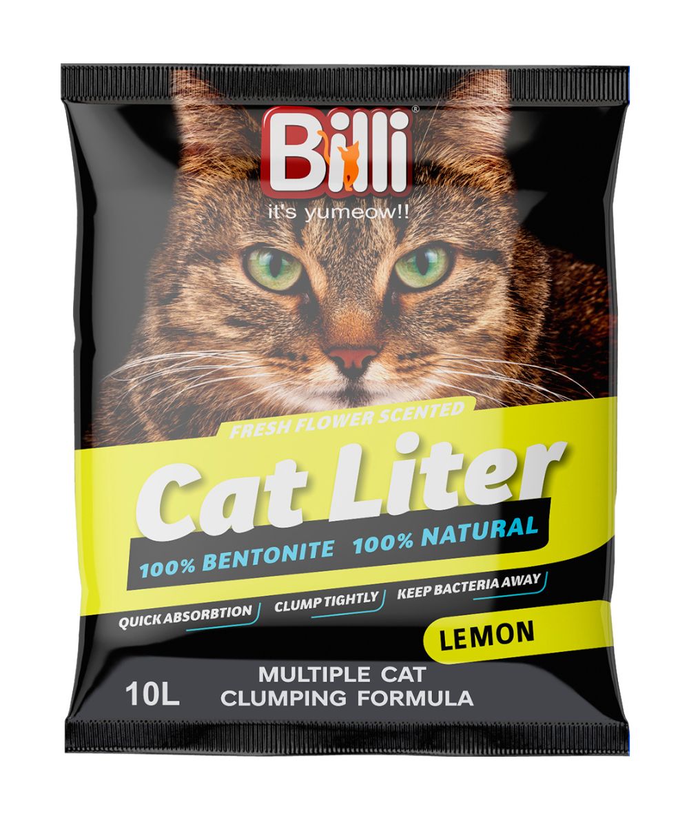 CAT LITTER-BALL+LEMON SCENT (8KG)