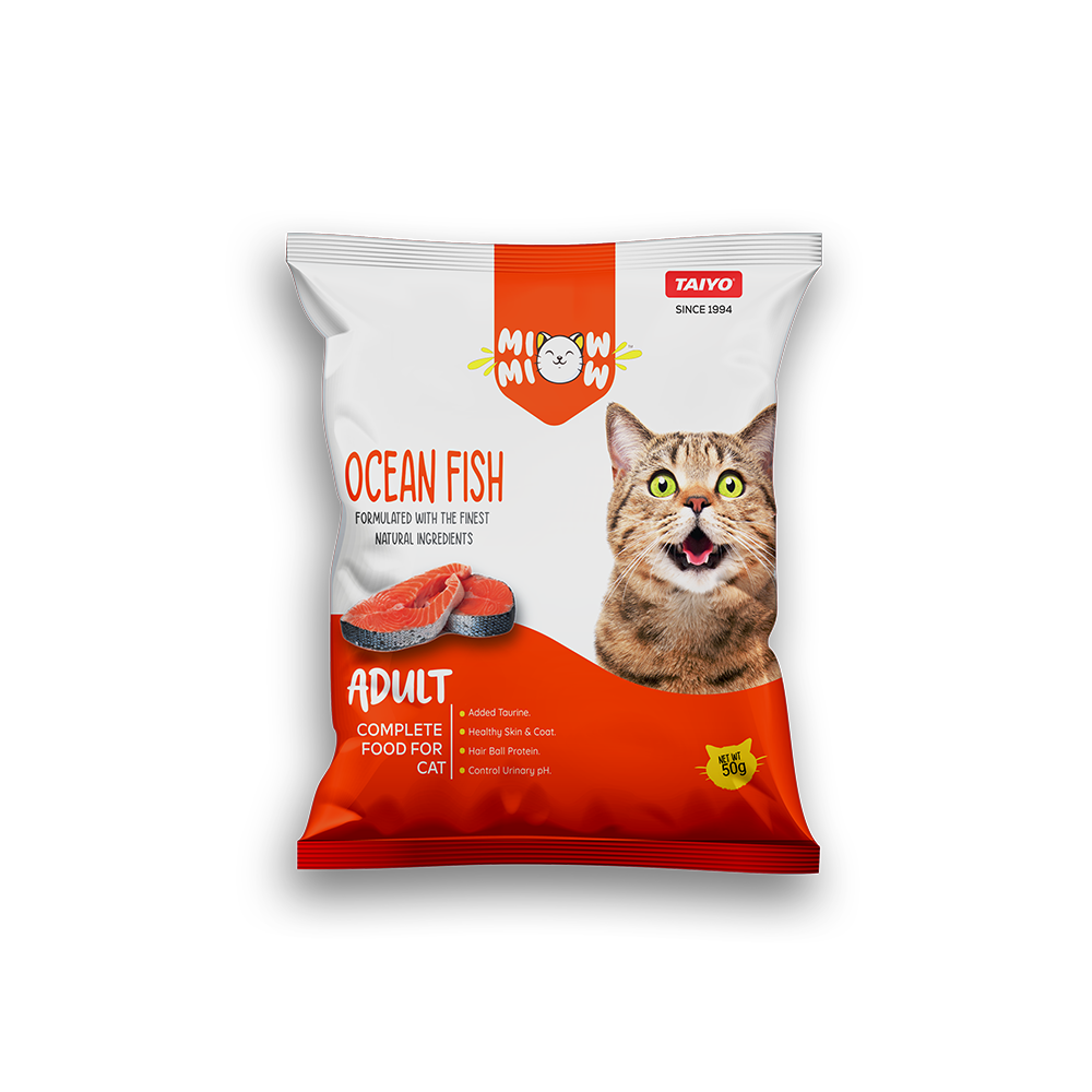 Miow Miow, Adult, Ocean Cat Food - 50g