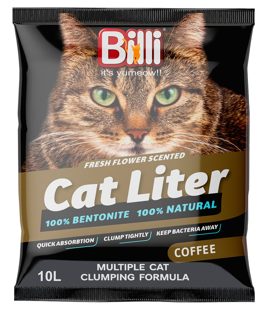 CAT LITTER-BALL+COFFEE SCENT (8KG)