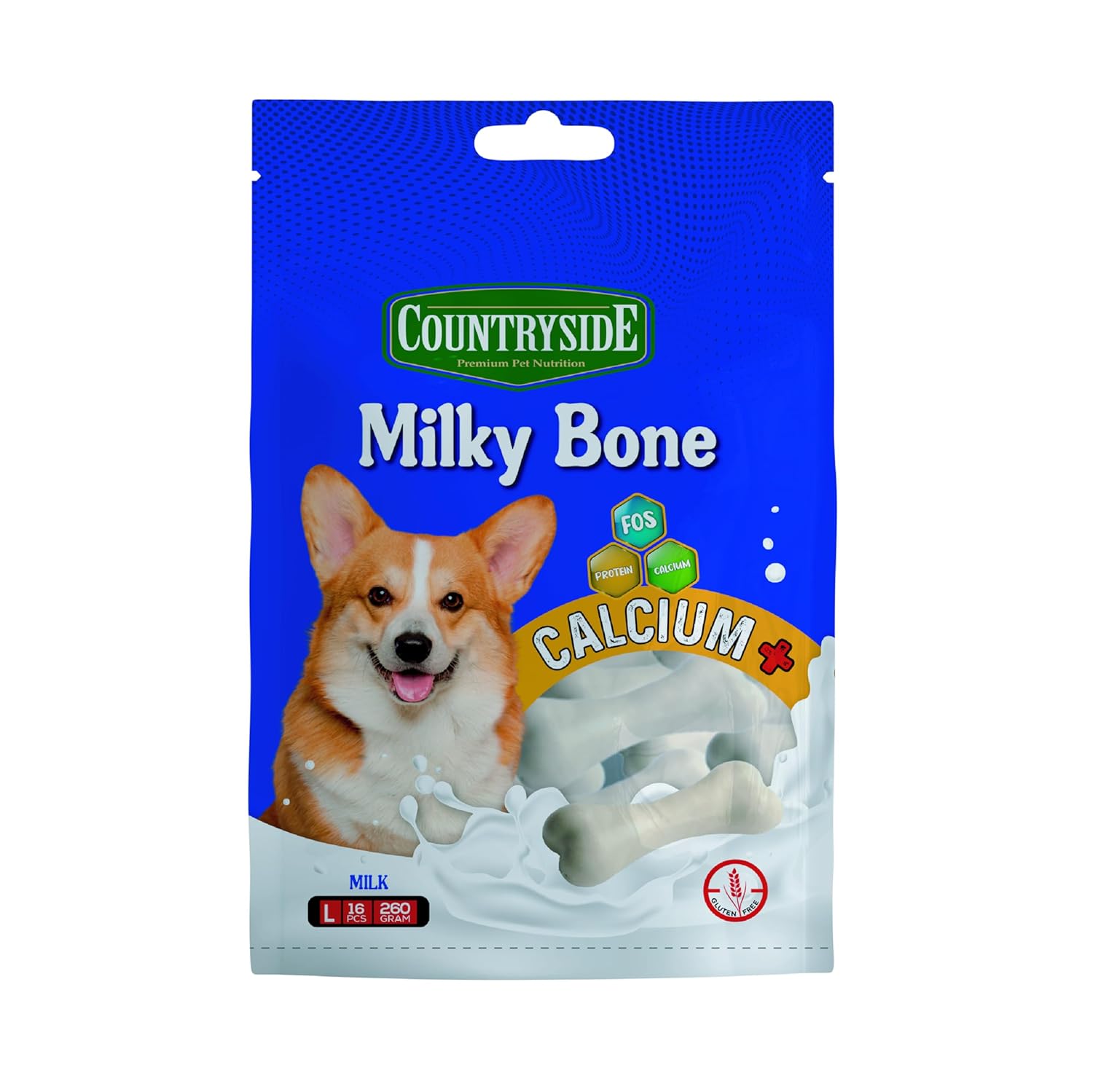 Countryside Dog Treat Milky Bone Milk 250gm PetsNPets Store