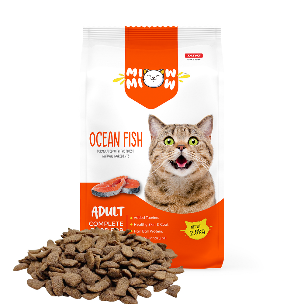 Miow Miow Adult , Ocean Cat Food - 2.8kg