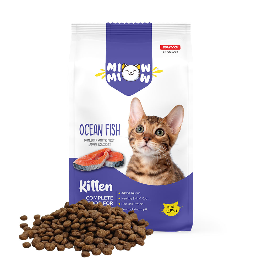 Miow Miow Kitten, Ocean Fish Food - 2.8kg 