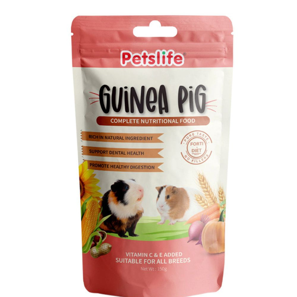 Petslife Guniea Pig Food Pouch 150g